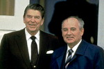Prez Reagan and Prez Gorbachyov