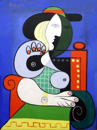The woman with a watch