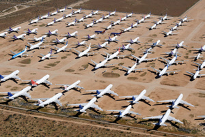 parked planes