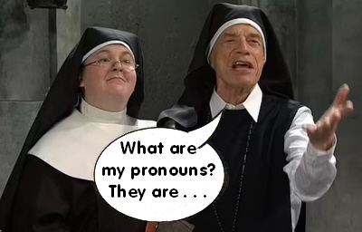 Mick the bogus nun