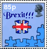 Brexit postage stamp