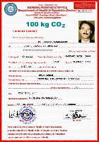 carbon dioxide certificate