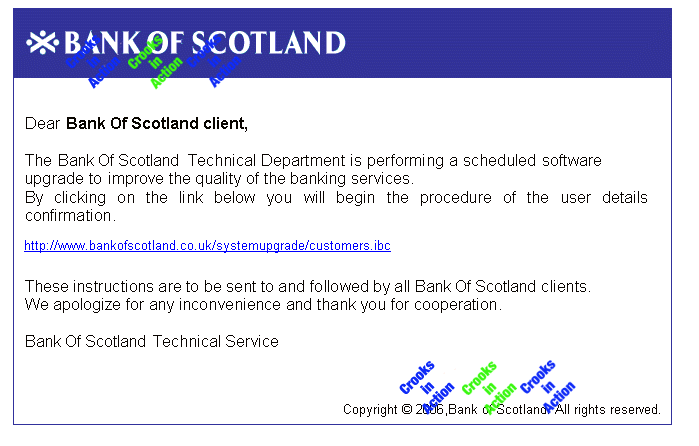 Bank of Scotland phish