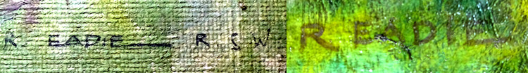 Robert Eadie signatures