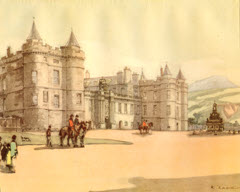 Holyrood Palace, Edinburgh, painted by Robert Eadie