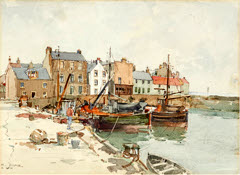 At The Harbour by Robert Eadie