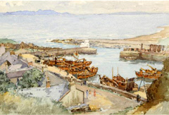 Dunure harbour 1 by Robert Eadie