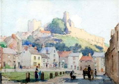 Richmond Castle From The Green by Robert Eadie