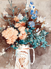 Still Life With Flowers by Robert Eadie