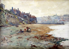 Beach scene (1912) by Robert Eadie