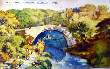Auld Brig O'Doon Alloway, Ayr by Robert Eadie