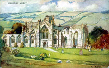 Melrose Abbey by R Eadie