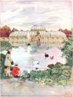 Kew Gardens in Spring by Robert Eadie, R.S.W.