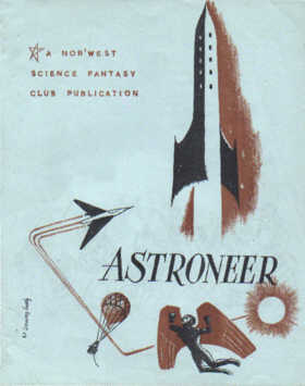 Astroneer, Summer 1953, front cover by Harry Turner
