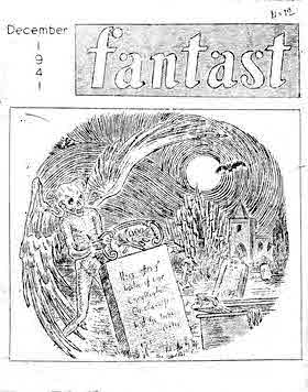 The Fantast #12, December 1941 cover by Harry Turner