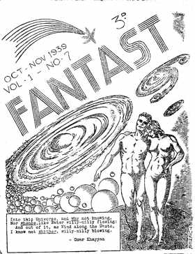 Fantast No. 7, front cover by Harry Turner