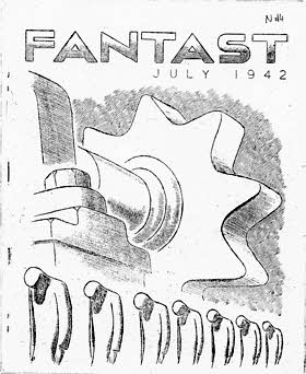 The Fantast #13, July 1942, front cover by Harry Turner