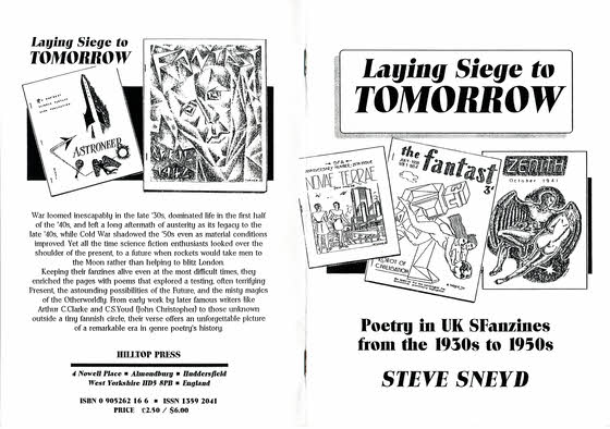 Laying Siege to Tomorrow, editor Steve Sneyd, design Harry Turner