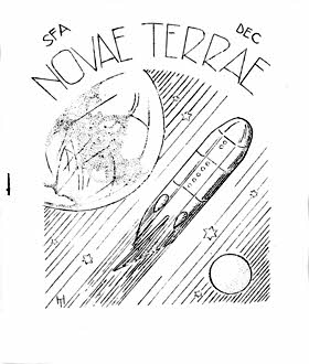 Novae Terrae December 1938, front cover by Harry Turner