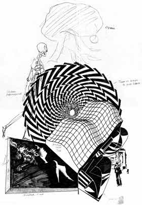 Zimri 8, early draft of cover by Harry Turner (1975)