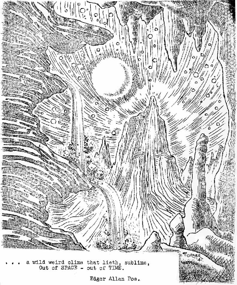 E.A. Poe Illustration by Harry Turner