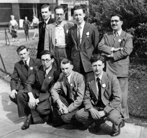 Supermancon, 1954, Group with Harry Turner
