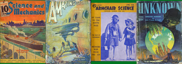 1930s science and science fiction magazines