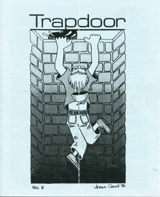 Jeanne Gomoll front cover for Trapdoor 8 (Robert Lichtman, 1988)