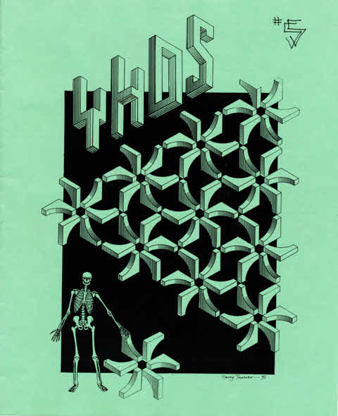 Harry Turner front cover for Art Widner's Yhos '55