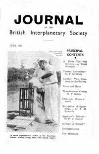 Journal of the British Interplanetary Society, Jun. 1936, Vol. 3 No. 2 cover