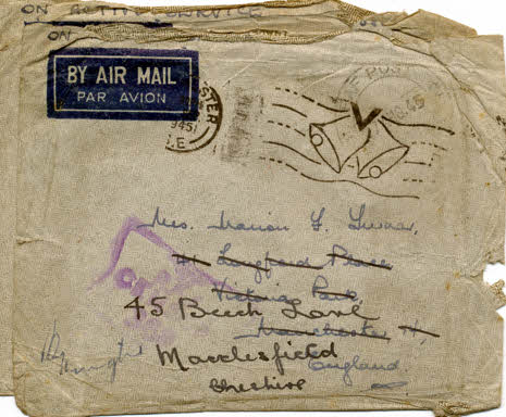 1945 letter home from Harry Turner