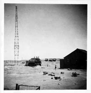 RAF radar station in India, 1945, by Harry Turner