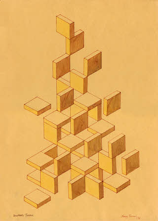 Unstable Tower by Harry Turner, 1974