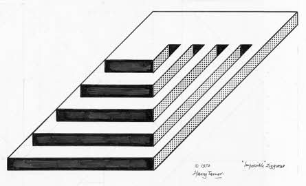 Impossible Ziggurat by Harry Turner, 1973