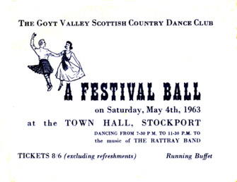 Goyt Valley Scottish Country Dance Club Festival Ball, 1963