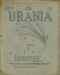Urania, May 1939, edited by Marion Eadie