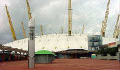 the Millennium Dome