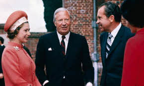 Queen Elizabeth II with President Nixon