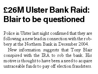 Bank raid story