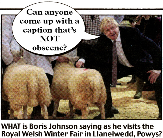 Boris Johnson at Royal Welsh Winter Fair