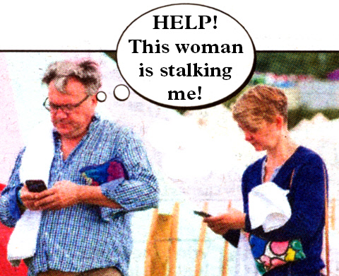 Ed Balls: HELP! This woman is stalking me!
