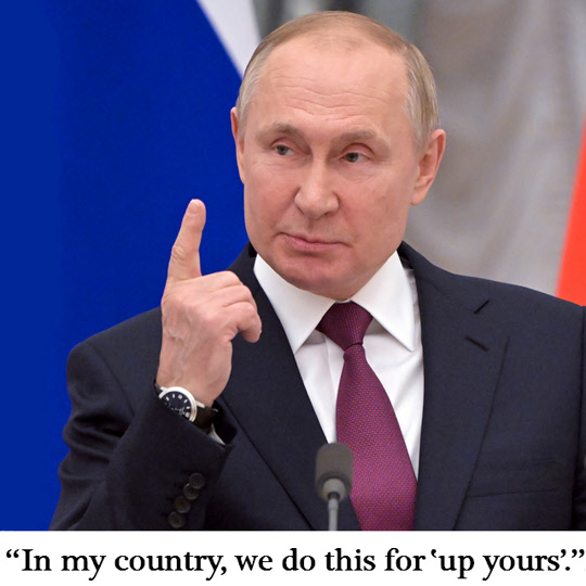Putin's rules