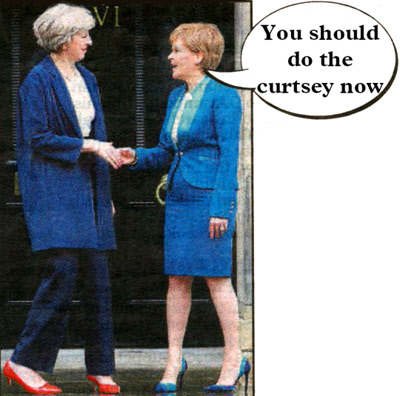 Sturgeon to May: You should do the curtsey now