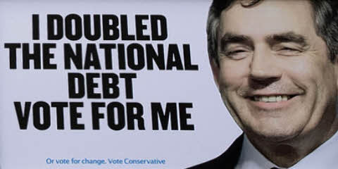 I doubled the national debt, vote for me